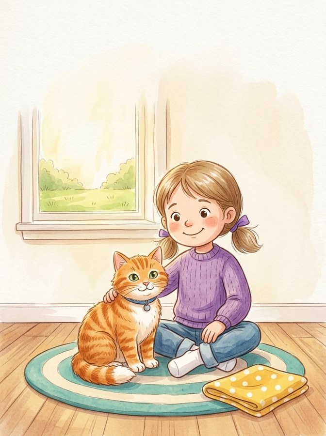 Gwen's Cozy Tent illustrated mini-book cover
