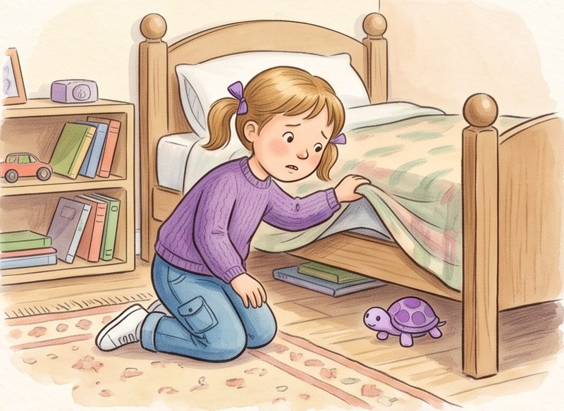 Gwen's Lost Purple Turtle, page 1