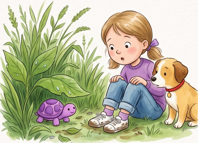 Gwen's Lost Purple Turtle, page 7