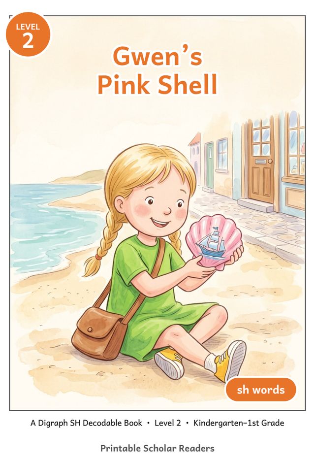 Gwen's Pink Shell mini-book cover