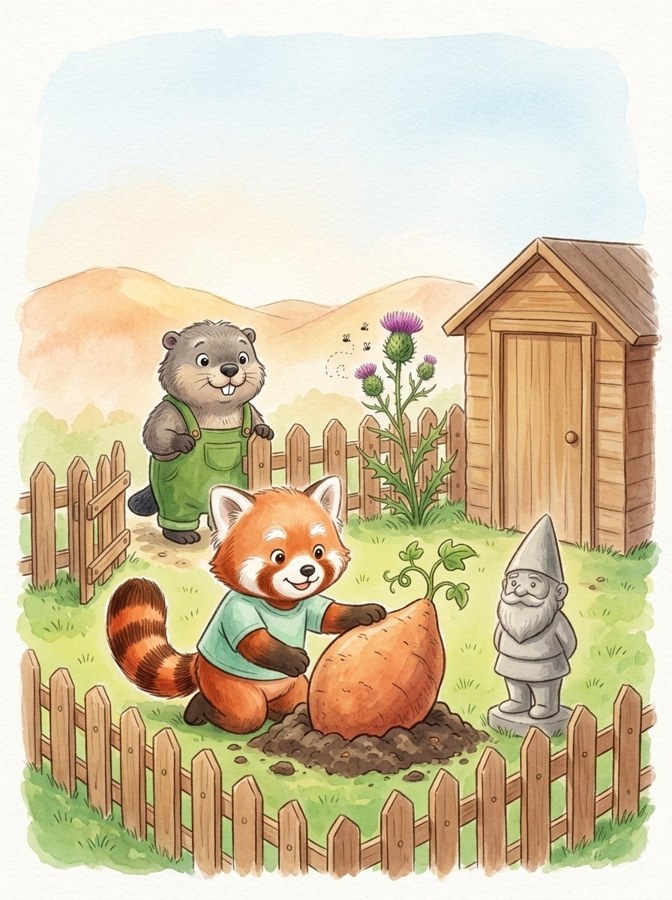 Jade's Gnawed Yam illustrated mini-book cover