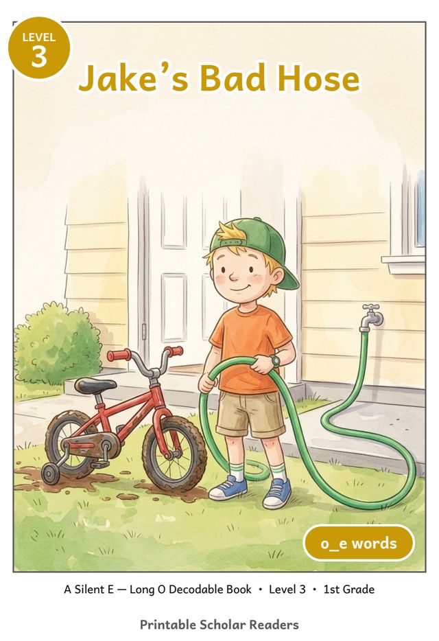 Jake's Bad Hose printed mini-book cover