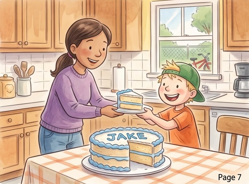 Jake's Cake Ride, page 7