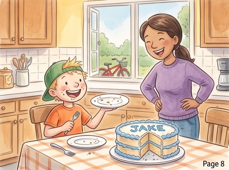 Jake's Cake Ride, page 8