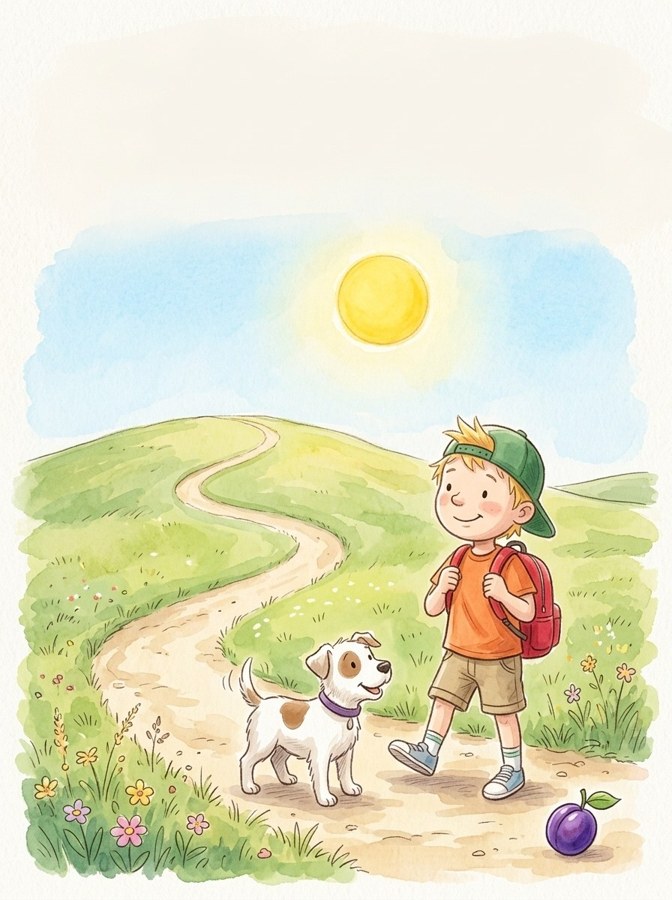 Jake's Long Hike illustration