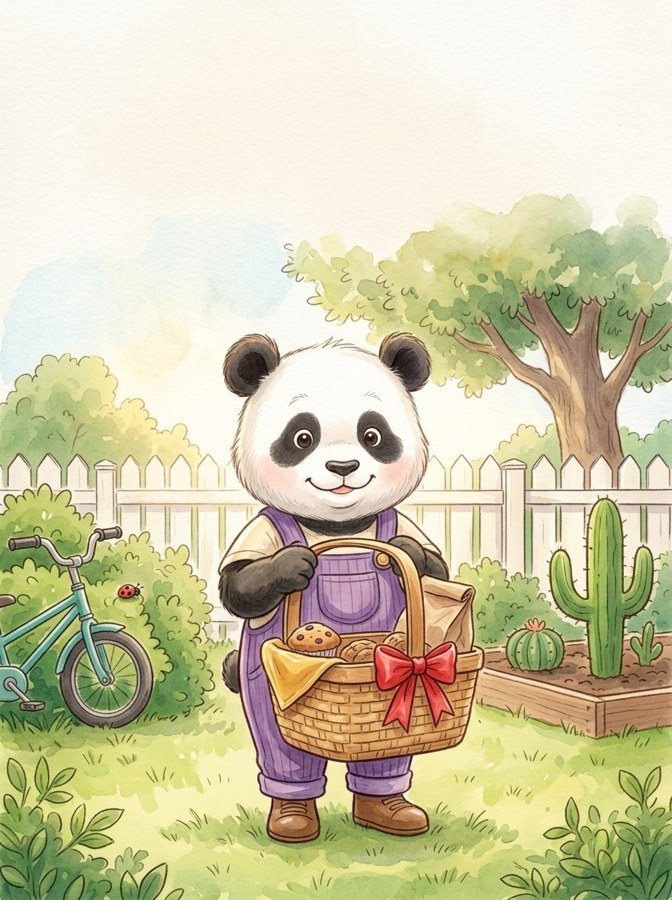 Jane's Backyard Picnic illustration
