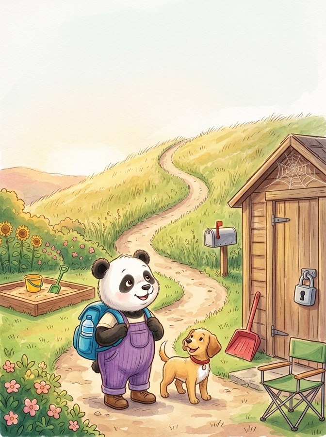 Jane's Sunset Hike illustration