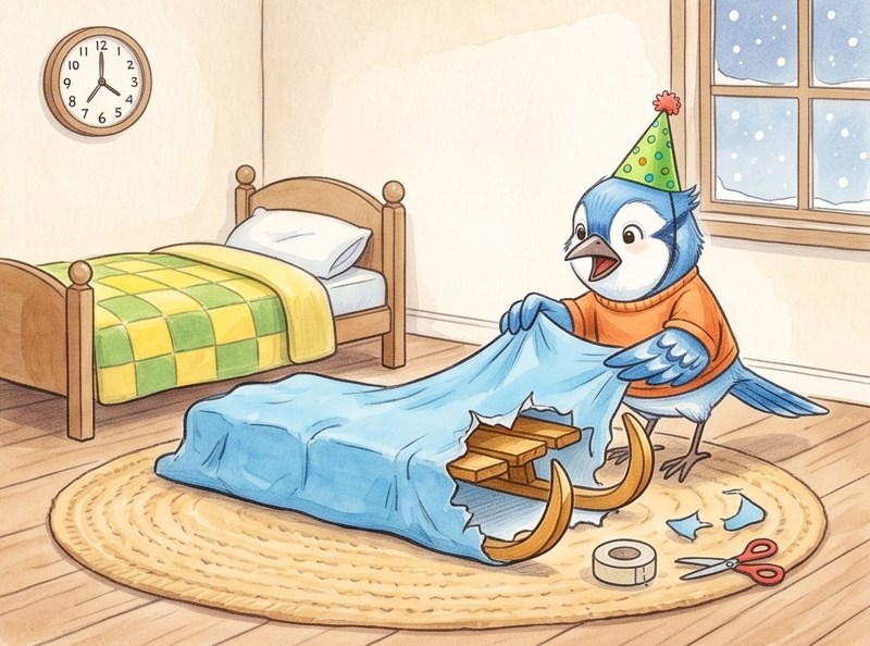 Jay Wraps a Sled, page 2