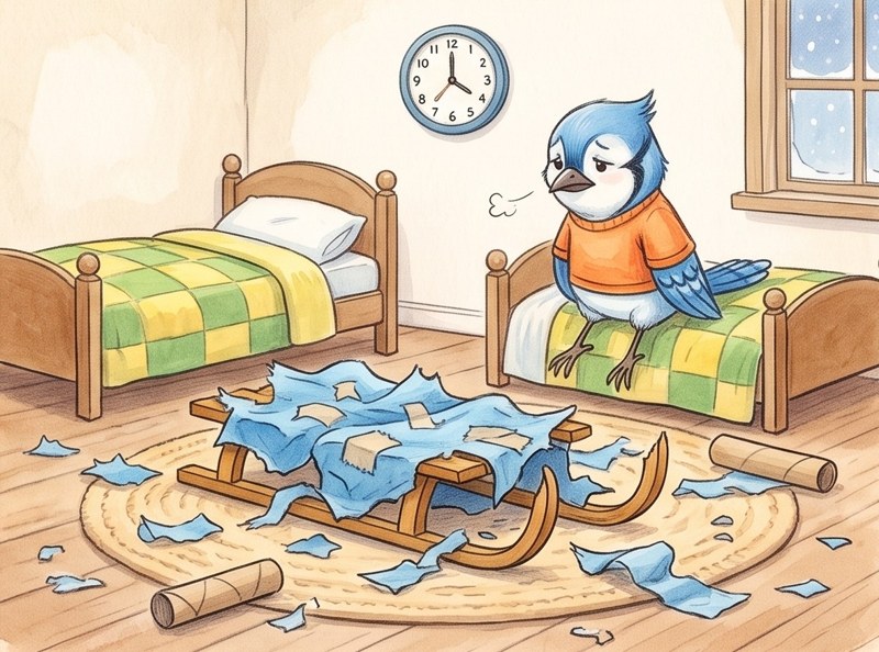 Jay Wraps a Sled, page 4