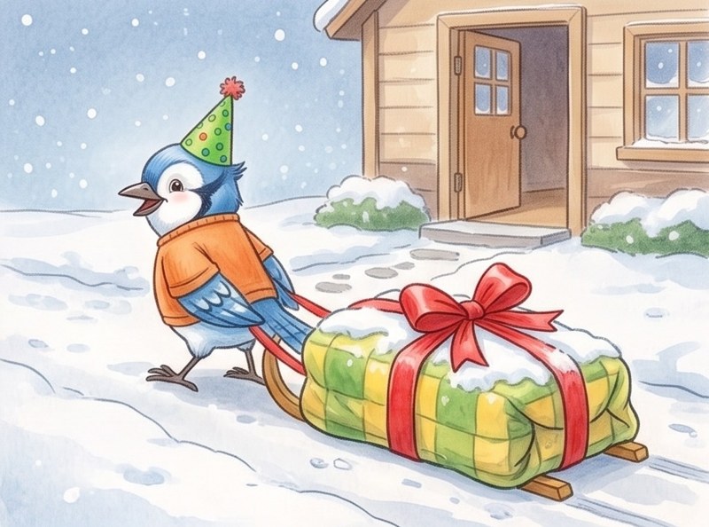 Jay Wraps a Sled, page 6
