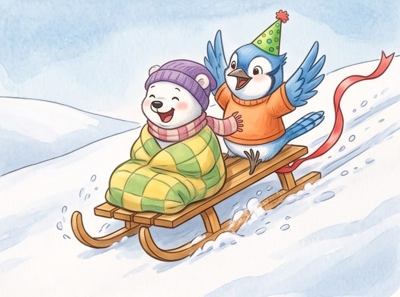 Jay Wraps a Sled, page 8