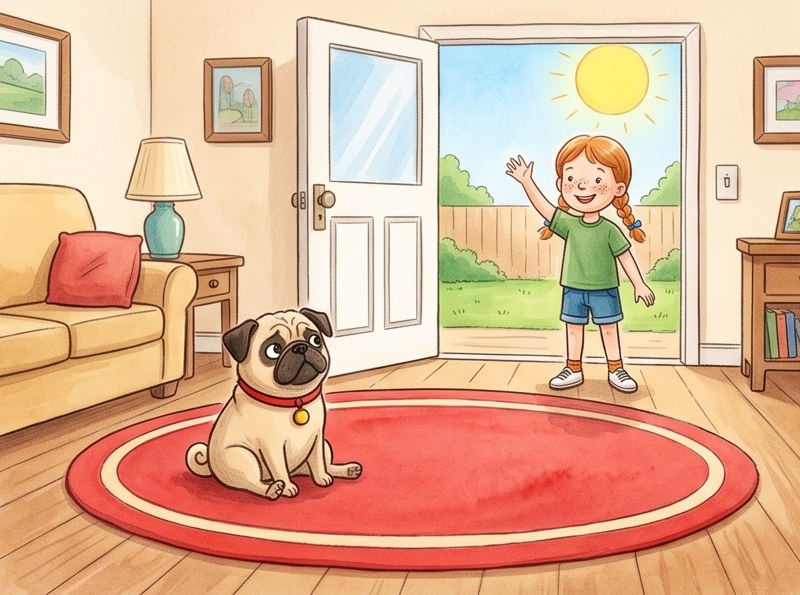 Jen and the Pug, page 1