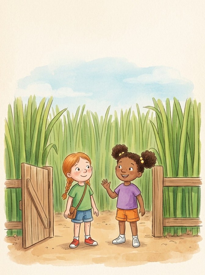 Jen's Chalk Trick illustrated mini-book cover