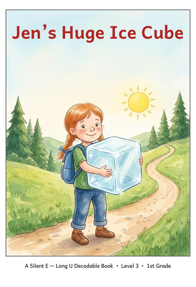 Jen's Huge Ice Cube printed mini-book cover