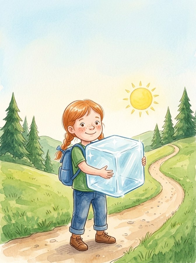 Jen's Huge Ice Cube illustrated mini-book cover