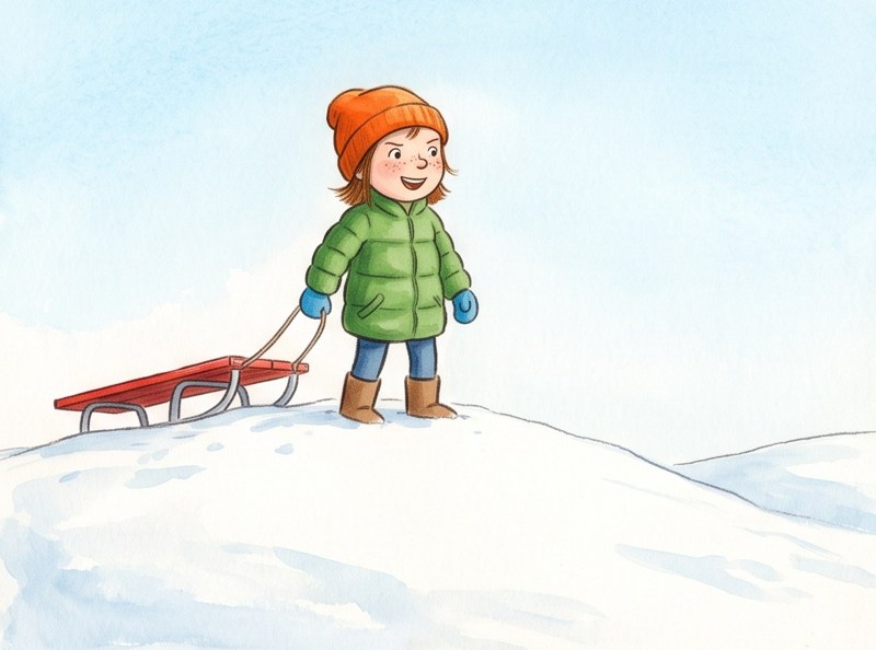 Jen's Sled Run, page 1