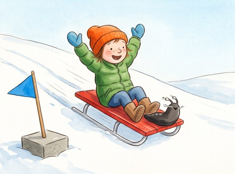 Jen's Sled Run, page 4