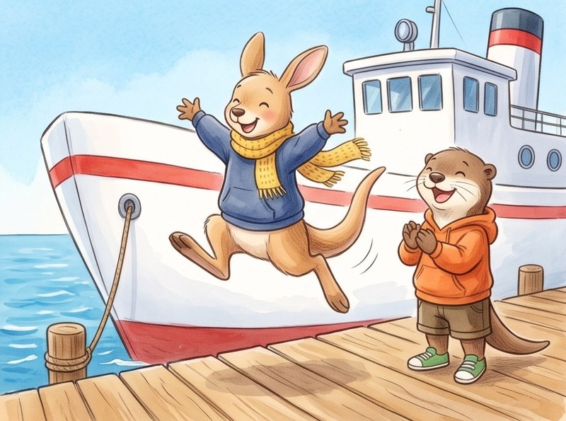 Jill Hops on the Ship, page 4