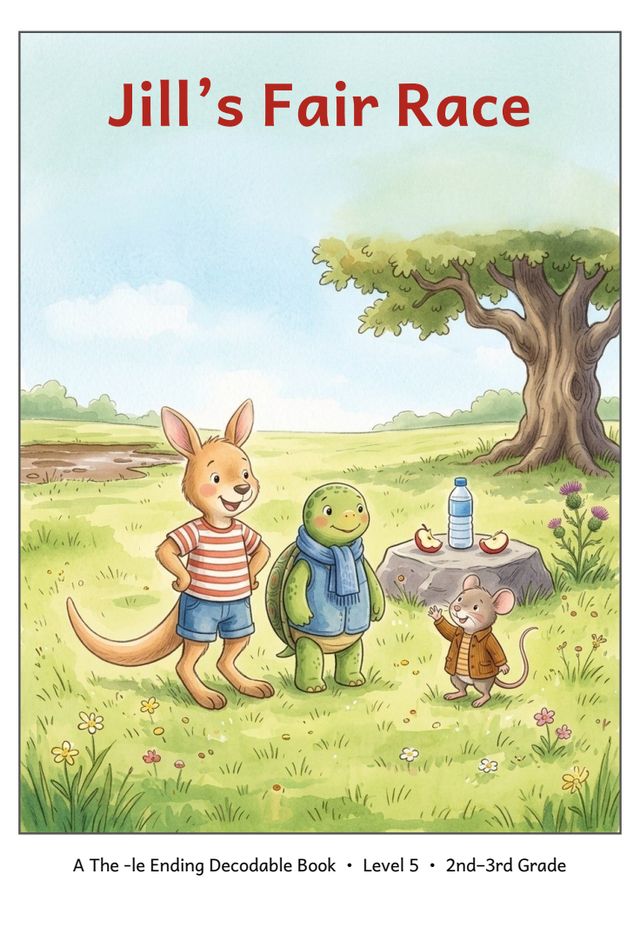 Jill's Fair Race printed mini-book cover