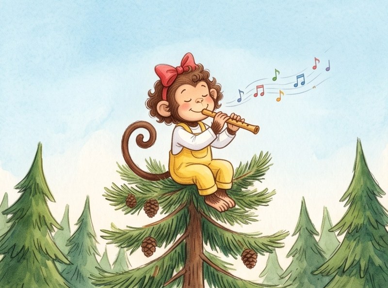 June's Pine Tune, page 1