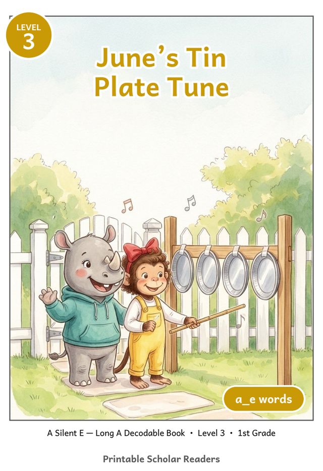 June's Tin Plate Tune printed mini-book cover