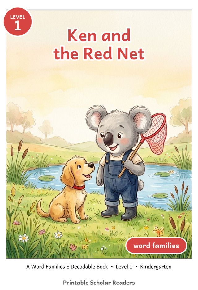 Ken and the Red Net printed mini-book cover