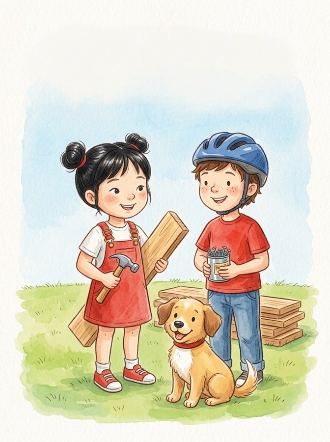 Kim's Big Fort illustration