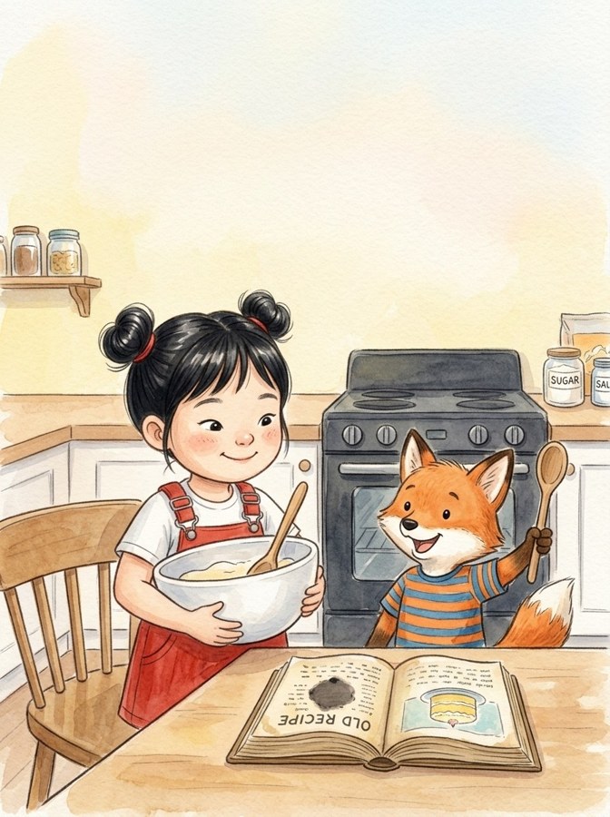 Kim's Cake Mistake illustration