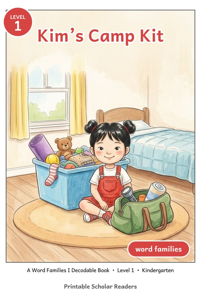 Kim's Camp Kit printed mini-book cover