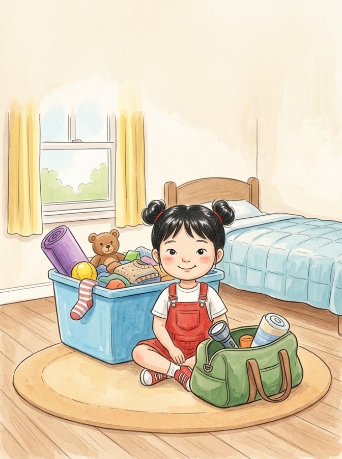 Kim's Camp Kit illustration