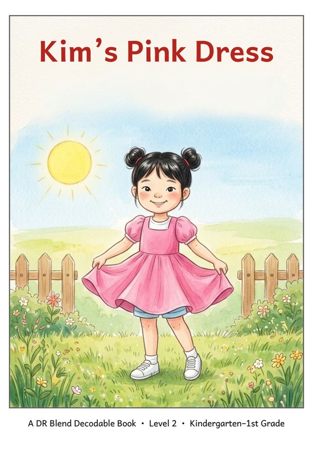 Kim's Pink Dress mini-book cover