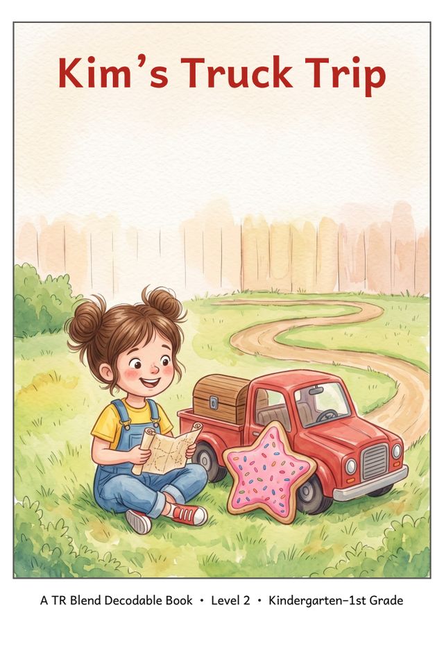 Kim's Truck Trip mini-book cover