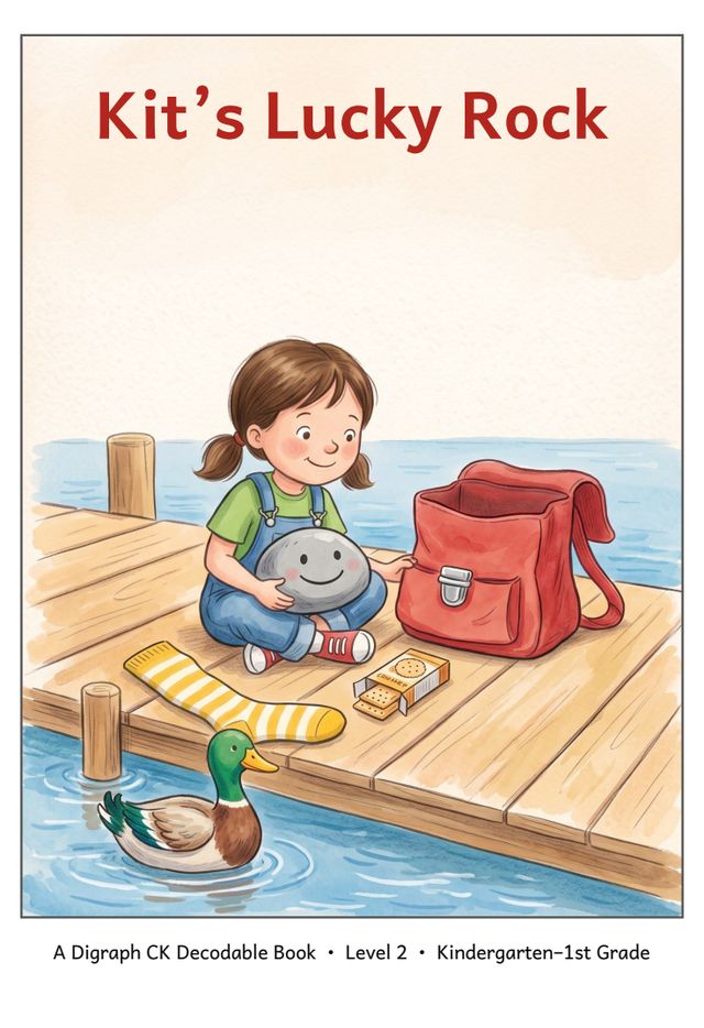Kit's Lucky Rock mini-book cover