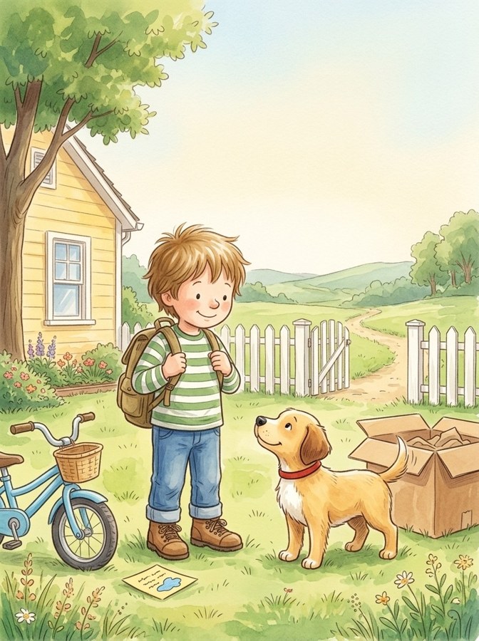 Luke's Huge Hike illustration