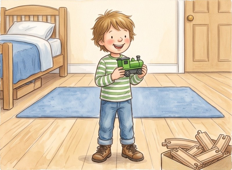 Luke's Train Invention, page 1