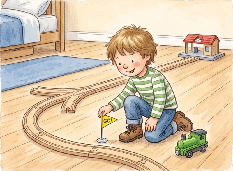 Luke's Train Invention, page 3