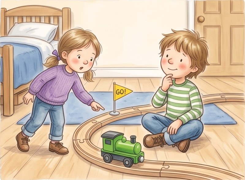 Luke's Train Invention, page 5