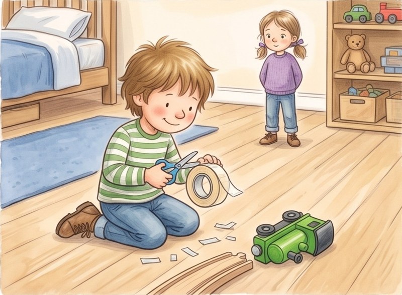 Luke's Train Invention, page 6
