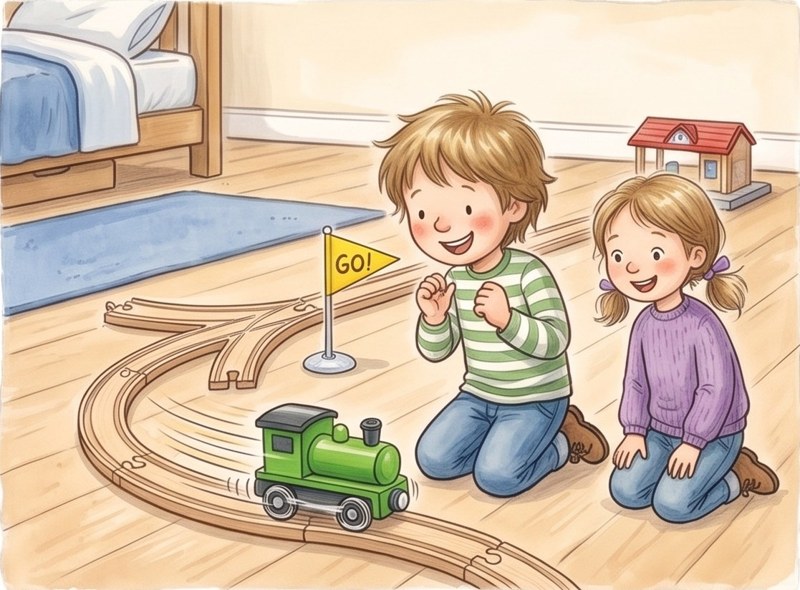 Luke's Train Invention, page 7