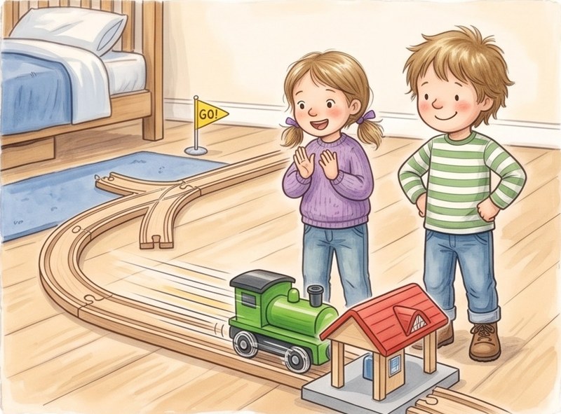 Luke's Train Invention, page 8