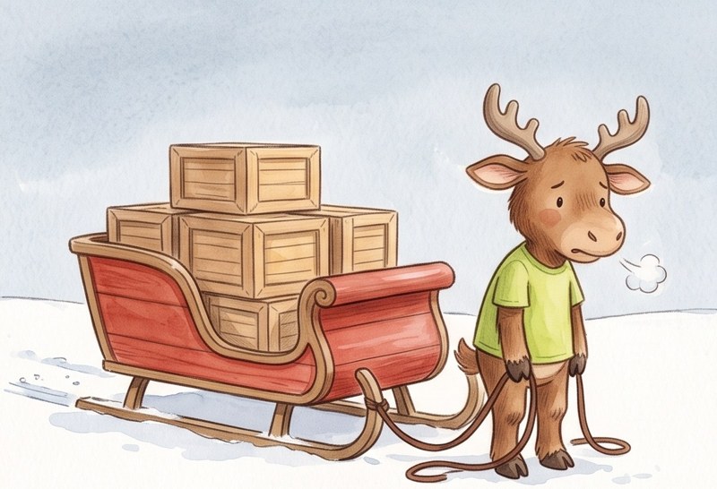 Max and the Big Sleigh, page 3