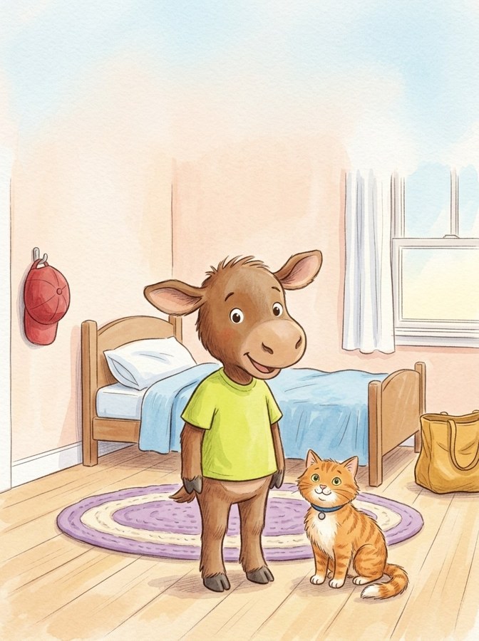 Max's Hiding Cat illustration
