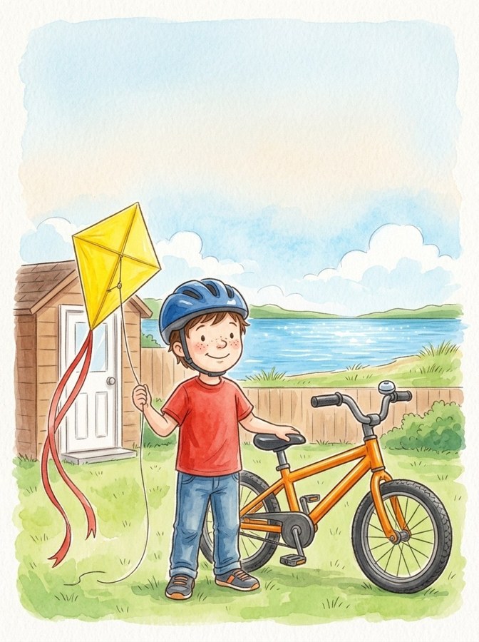 Mike's Hidden Bike illustration