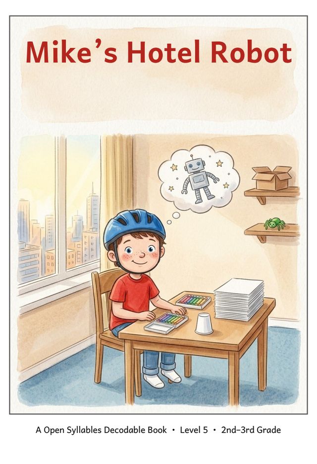 Mike's Hotel Robot printed mini-book cover