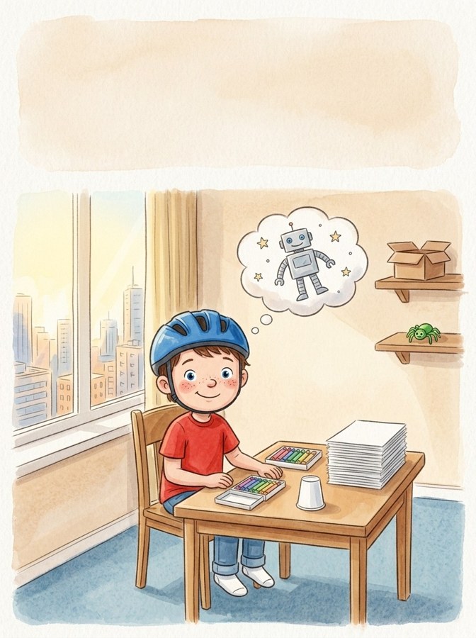 Mike's Hotel Robot illustration