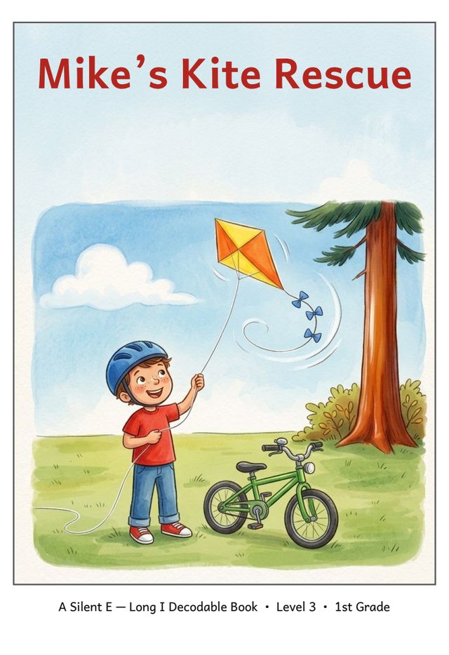 Mike's Kite Rescue mini-book cover