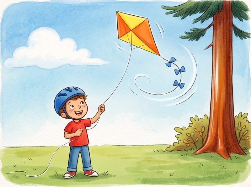 Mike's Kite Rescue, page 1
