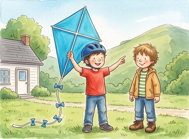 Mike's Tallest Kite, page 1