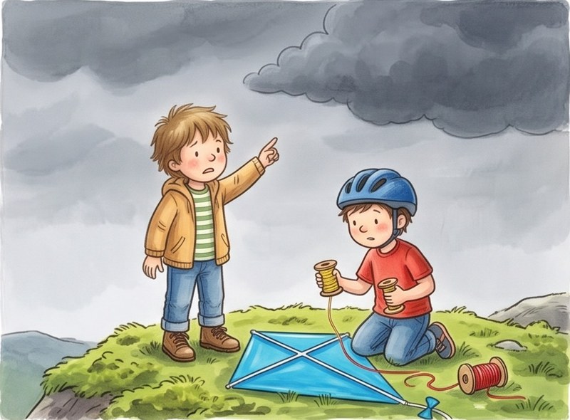 Mike's Tallest Kite, page 6