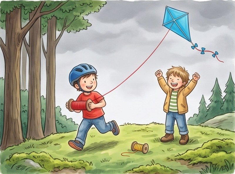 Mike's Tallest Kite, page 7